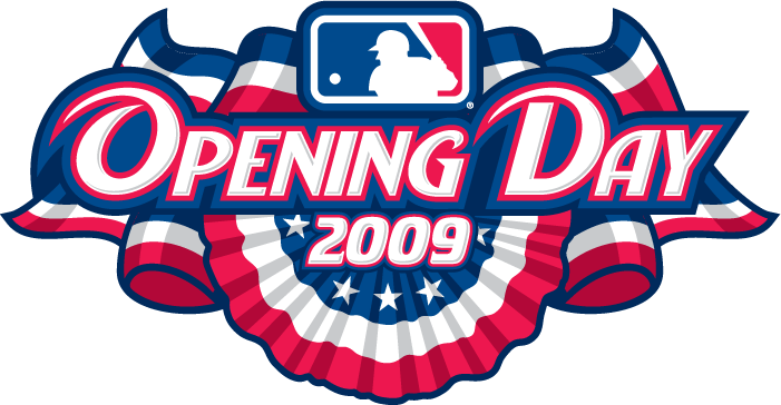 MLB Opening Day 2009 Primary Logo iron on heat transfer